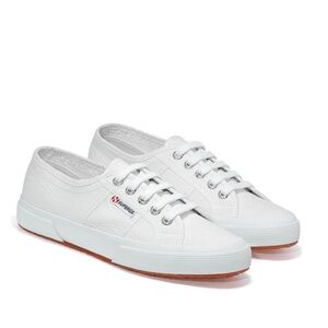 Superga White Low-Top Sneakers